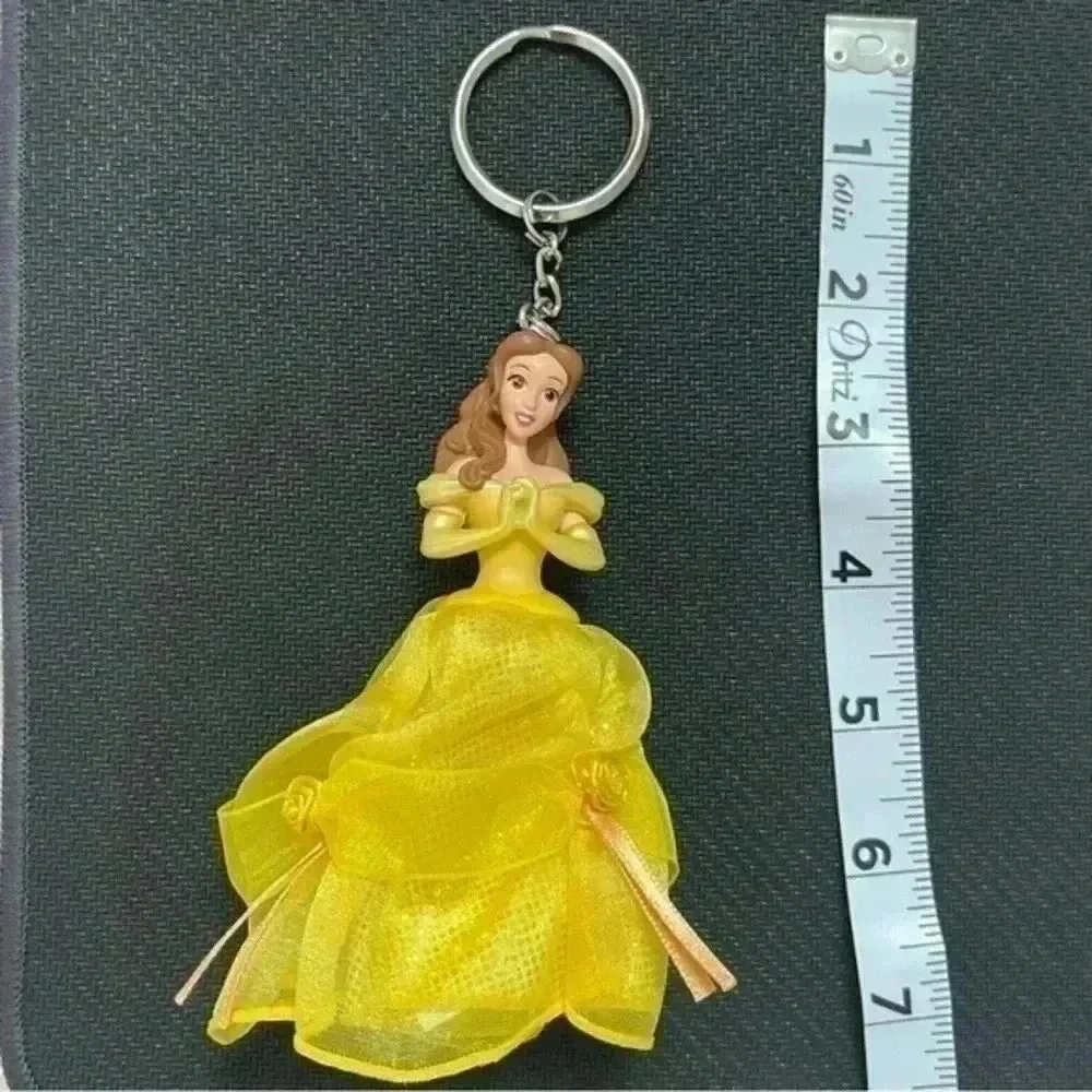 Disney Resort Princess Belle Beauty & The‎ Beast Strap Keychain Toy Figure